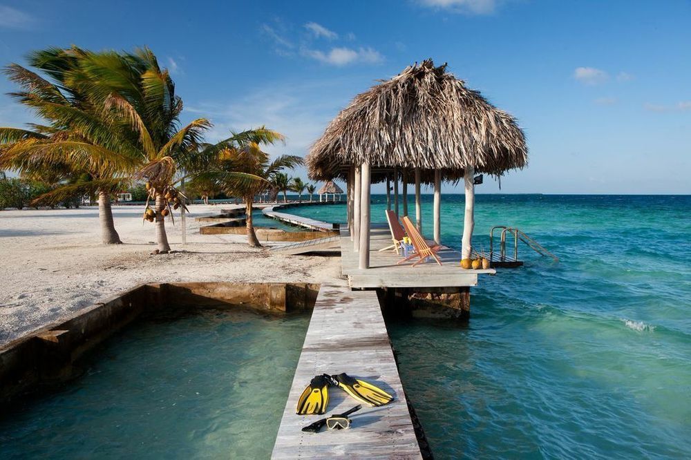 Royal Belize Hotell Thatch Caye Exteriör bild